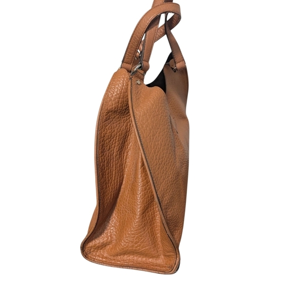Dkny,Elegant Chestnut Leather, Slouch Handbag - Picture 3 of 8